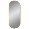 Wall Mirror Gold 27.6"x11.8" Oval