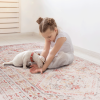 Naar 5x8 Area Rug, Washable Rug, Low-Pile, Non-Slip, Non-Shedding, Foldable, Kid & Pet Friendly - Area Rugs for living room, bedroom, kitchen