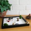 Zen Garden - Tabletop Rock Garden Sandbox Tools Kits For Home Feng Shui Yoga Japanese Desktop Meditation Sand Box Accessories