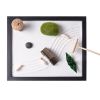 Zen Garden - Tabletop Rock Garden Sandbox Tools Kits For Home Feng Shui Yoga Japanese Desktop Meditation Sand Box Accessories