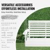 VEVOR Wooden Porch Swing 4 ft, Patio bench swing for Courtyard & Garden, Upgraded 880 lbs Strong Load Capacity